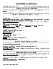 lucas reagent msds|Safety Data Sheet.